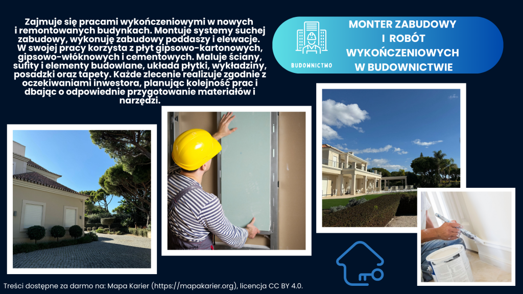 Monter robót wykończeniowych