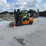 Zdjęcia z kursu na operatora wózków widłowych